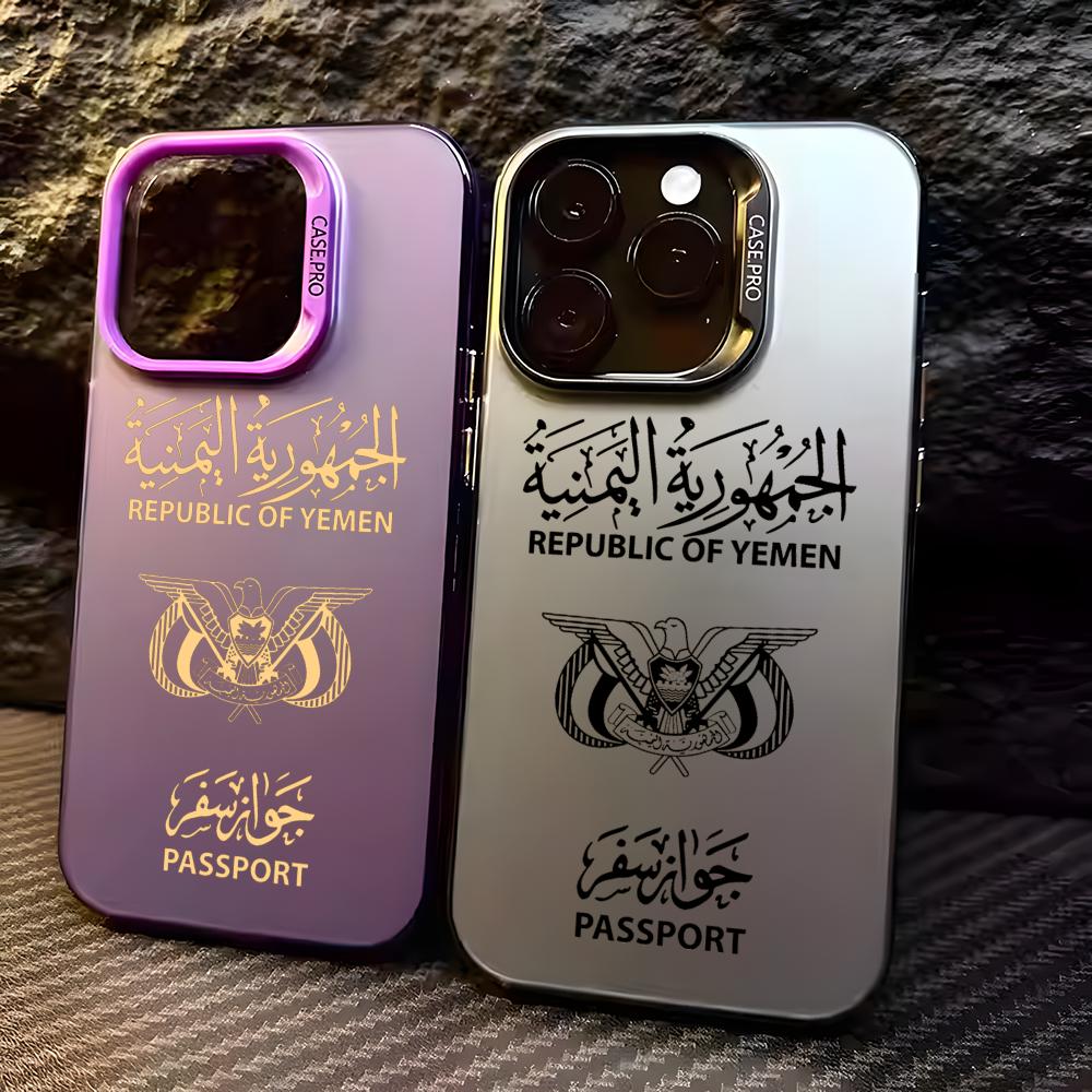 Travel Accessories Iphone - Y-Yemen Passport Phone Case For iPhone