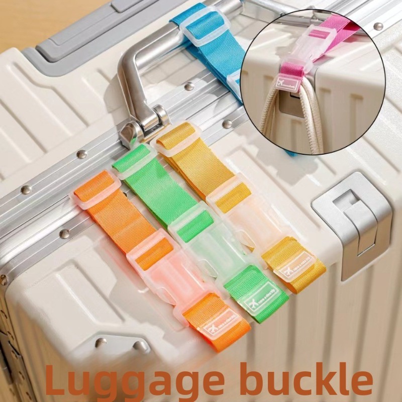 Travel Accessories Useful - 5pcs Random Color Adjustable Luggage Connecting