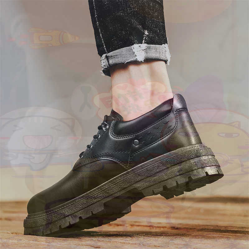 Travel Accessories Brand - Dark Natural Leather Fashion Trainers Tennis