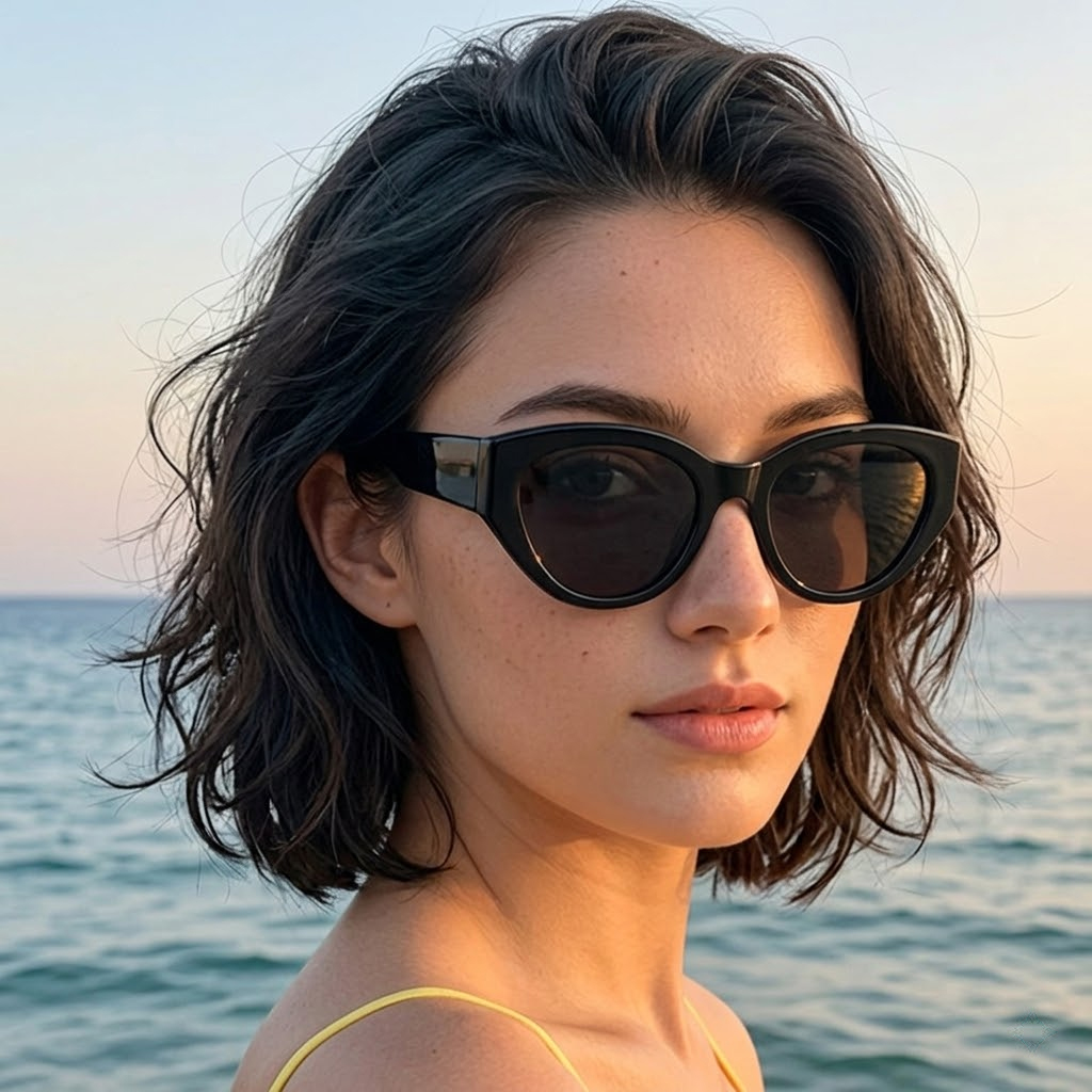 Travel Accessories Brand - Women Men Classic Cat-Eye Polarized Sunglasses