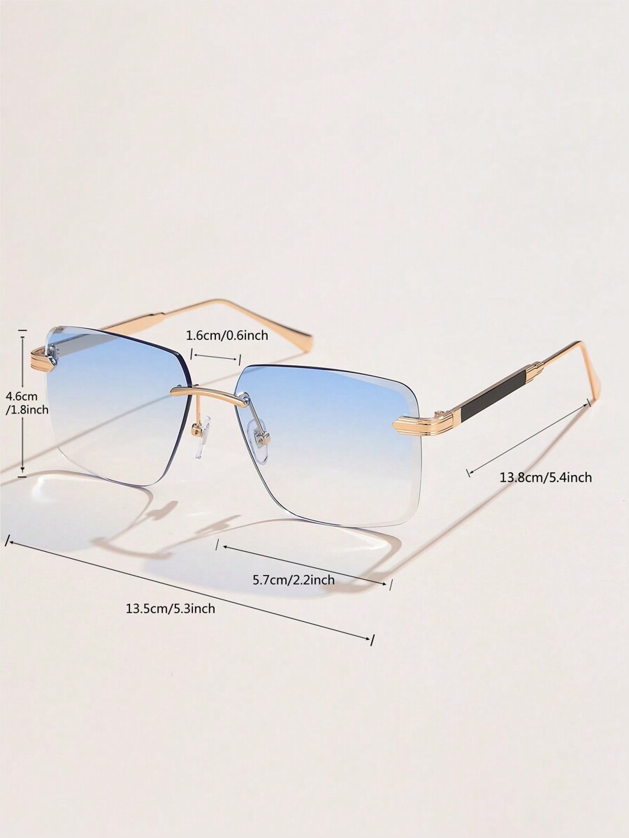 Travel Accessories For Women - 1pc Women Fashion Gradient Color Rimless