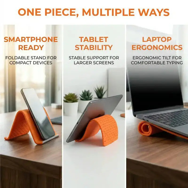 Silicone Foldable Phone Stand  - Travel Accessories Iphone recension och pris
