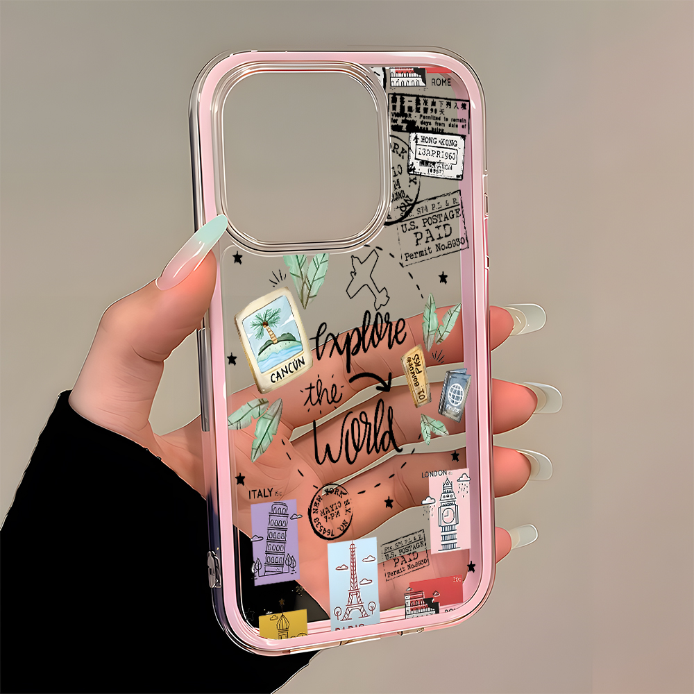 Travel Sticker Collage Clear P - Travel Accessories Iphone recension och pris
