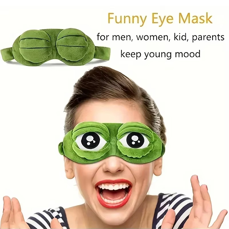 Frog Shaped Eye Mask Party Gam - Travel Accessories For Women recension och pris