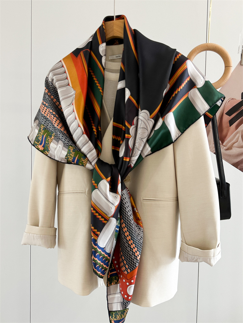 Saddle Print Silk Scarf Luxury - Travel Accessories For Women recension och pris