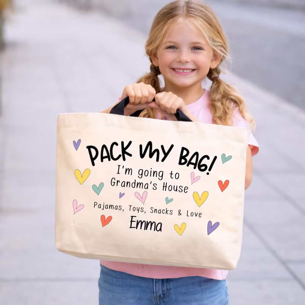 Elegant Canvas Tote Bag Custom - Travel Accessories Officeworks recension och pris