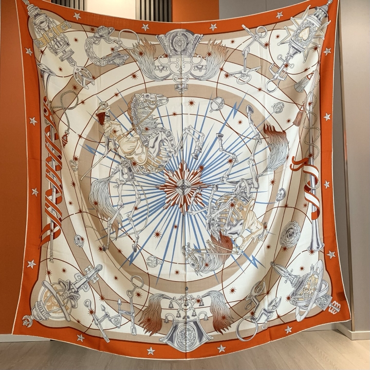 Luxury Brand Scarf Large Silk  - Travel Accessories For Women recension och pris
