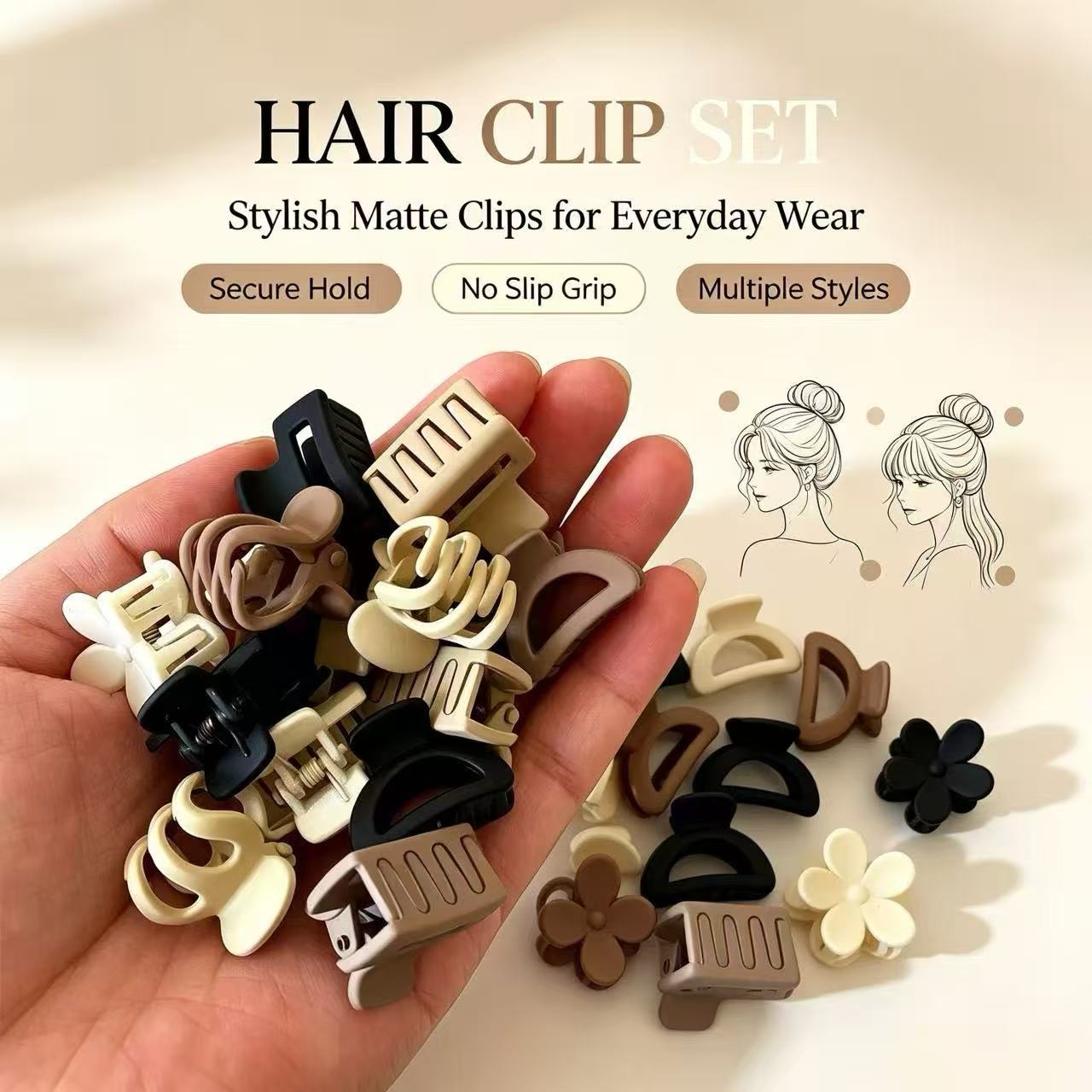 10/20/30pcs Beige Mixed Pack S - Travel Accessories Useful recension och pris