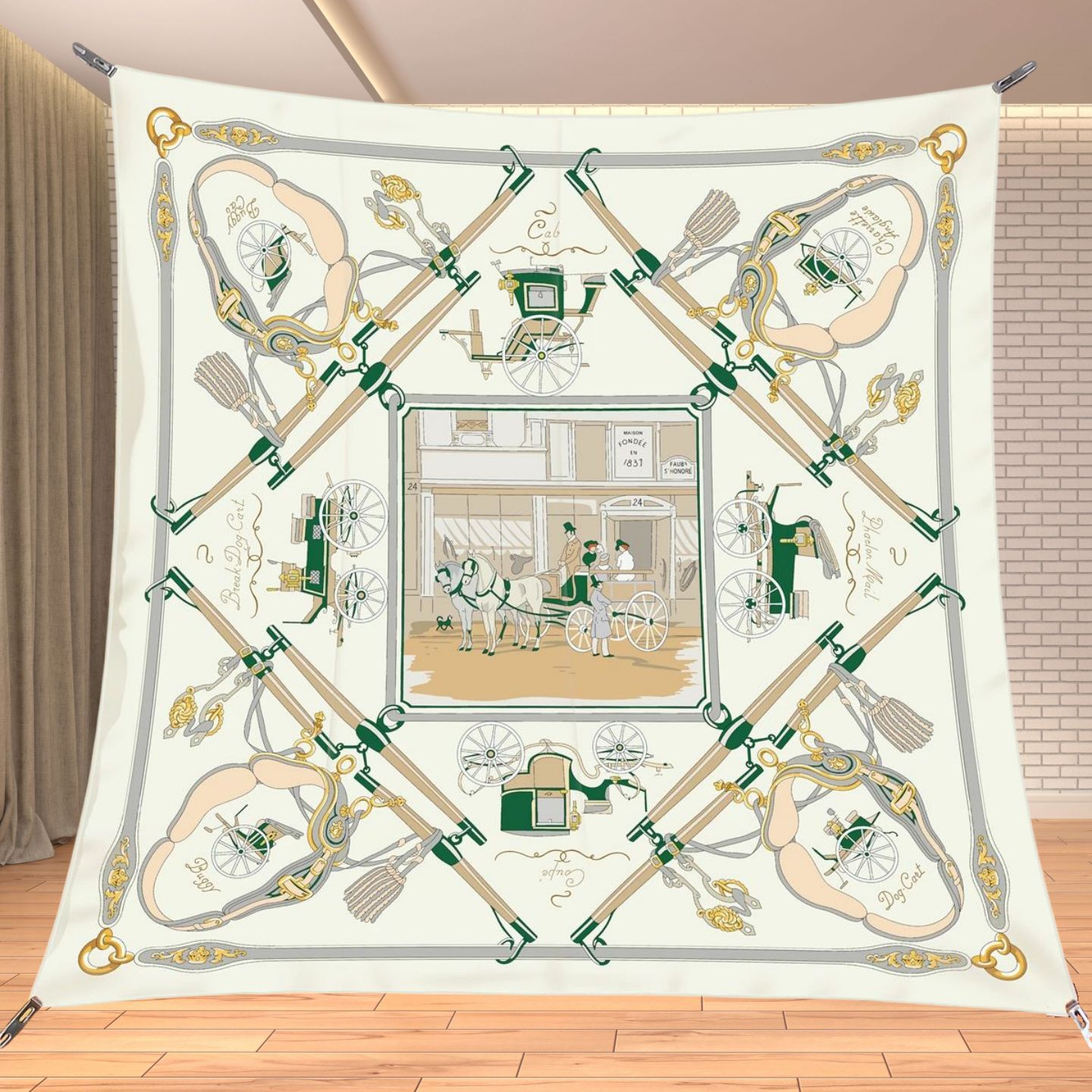 90cm Twill Silk Like Square Sc - Travel Accessories For Women recension och pris