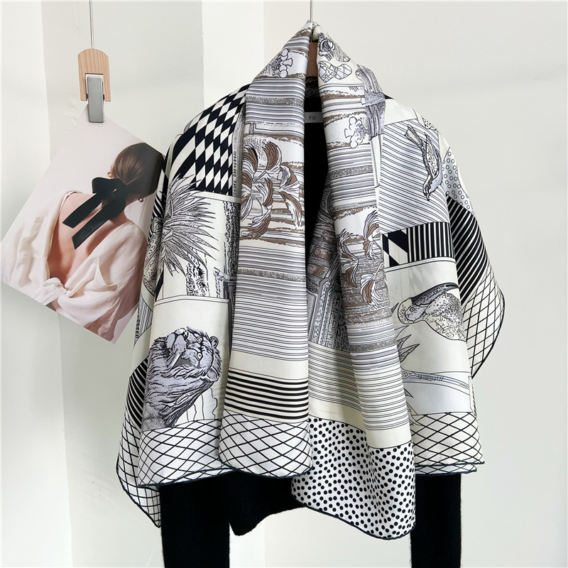 Large Silk Scarfs Brands Desig - Travel Accessories Brand recension och pris