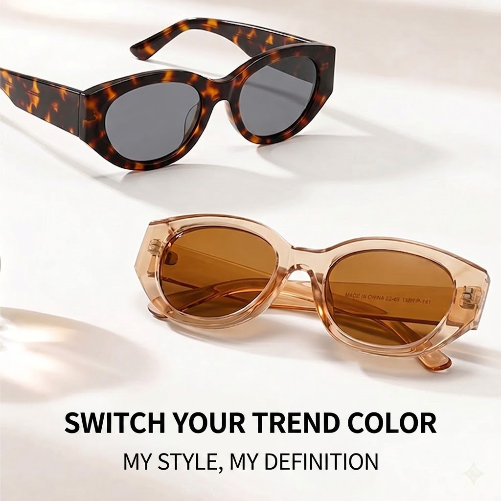 Women Men Classic Cat-Eye Pola - Travel Accessories Brand recension och pris