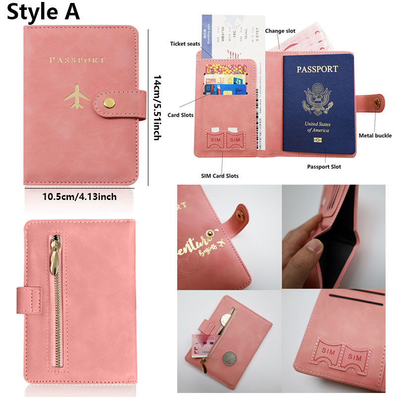 Leather Passport Holder Covers - Travel Accessories Plane recension och pris