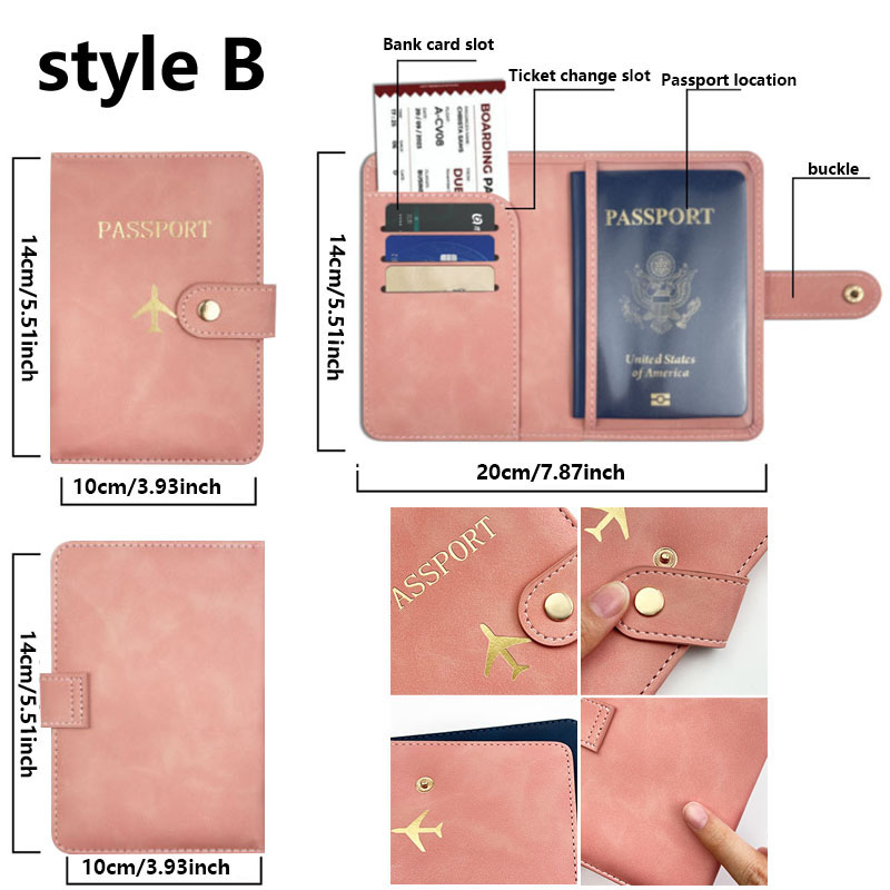 Leather Passport Holder Covers - Travel Accessories Plane recension och pris