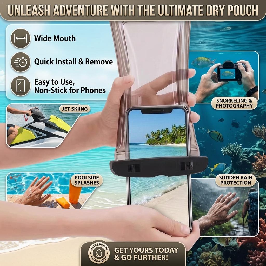Clear Waterproof Phone Case Dr - Travel Accessories Iphone recension och pris