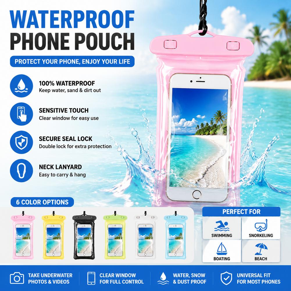 Clear Waterproof Phone Case Dr - Travel Accessories Iphone recension och pris