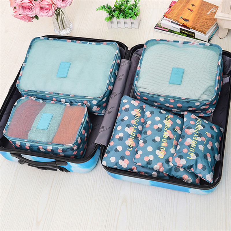 6 PCS Travel Storage Bag Set f - Travel Accessories Plane recension och pris