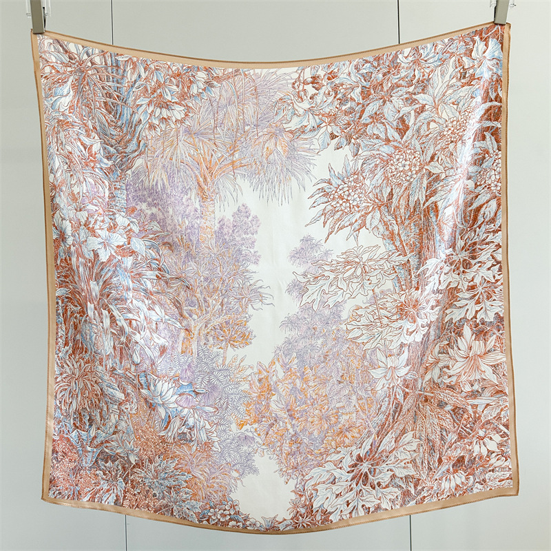 Soft Silk Scarf Women Square B - Travel Accessories For Women recension och pris
