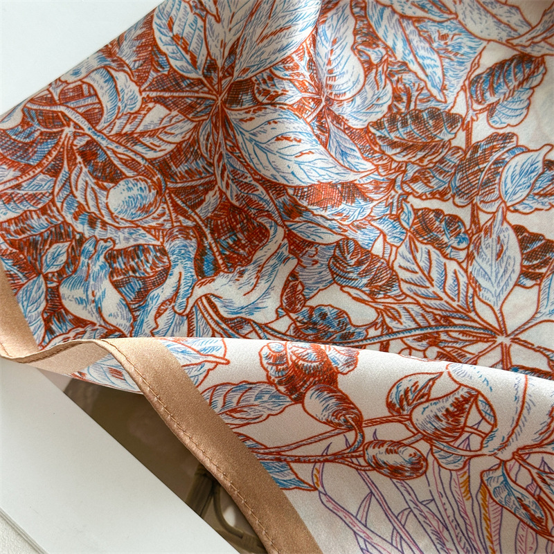 Soft Silk Scarf Women Square B - Travel Accessories For Women recension och pris