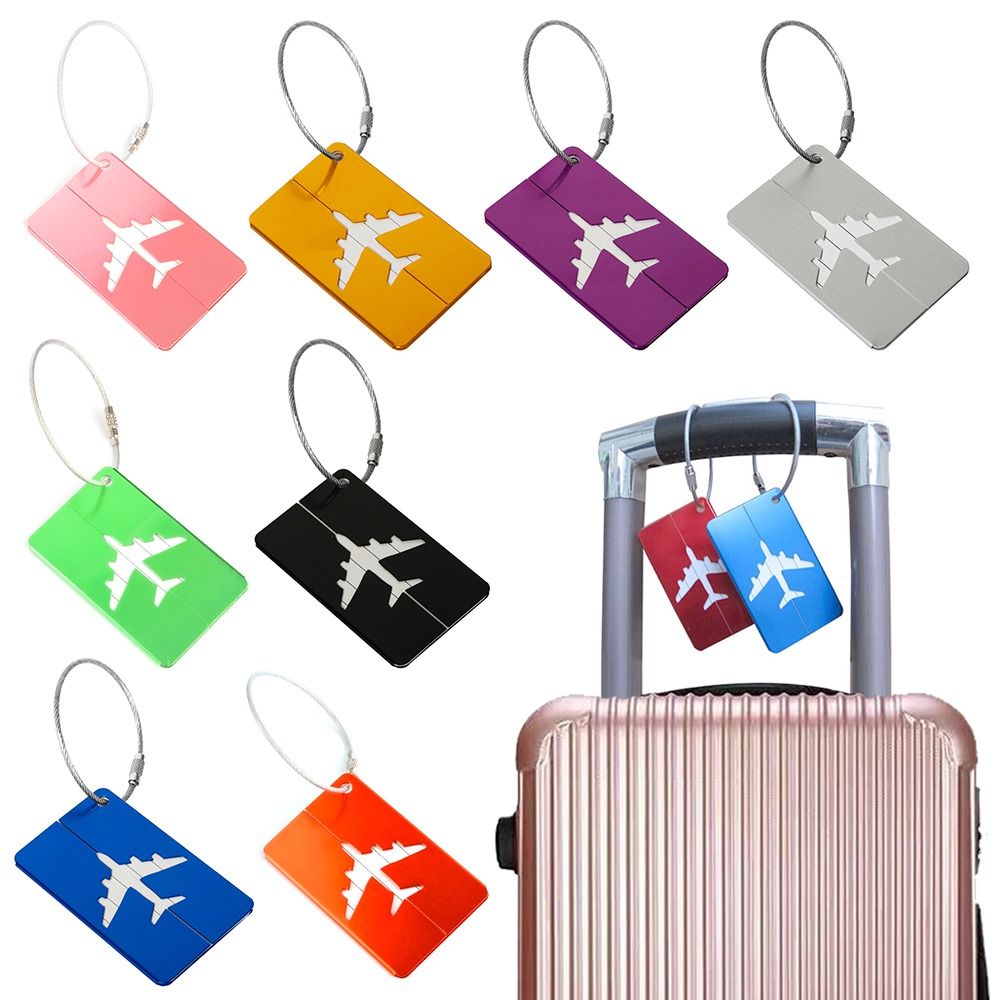 Aluminium Travel Luggage Tags  - Travel Accessories Plane recension och pris